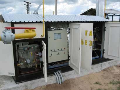 Комплекс регулирования подачи топливного газа в подогреватель природного газа ПЛАМЯ-04