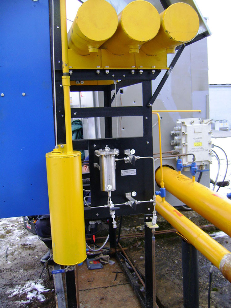 Фильтр-отстойник ФО-1 в составе комплекса одоризации газа ФЛОУТЕК-ТМ-Д